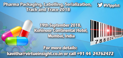 Pharma Packaging, Labelling, Serialization, Track and Trace 2018